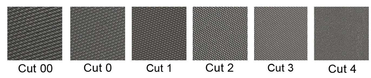 Glardon Vallorbe Swiss 6" Half Round Ring Slim File Cut 00 Extra Coarse - LP1566 by PMC Supplies