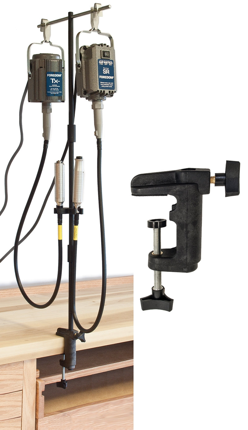 Foredom MAMH-1 Double Motor Hanger with Mounting Clamp by PMC Supplies