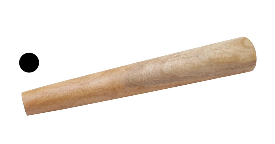 15 inch round wooden bracelet mandrel tapered hardwood jewelry shaping tool