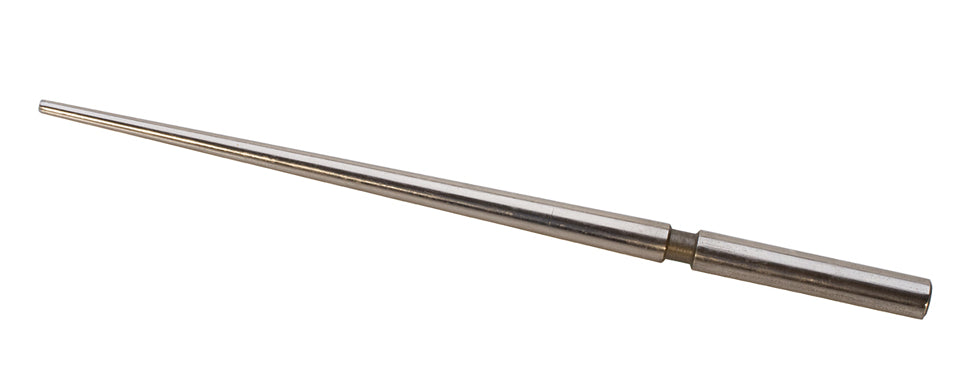 11-inch steel bezel mandrel with smooth tapered hardened steel for precise jewelry shaping