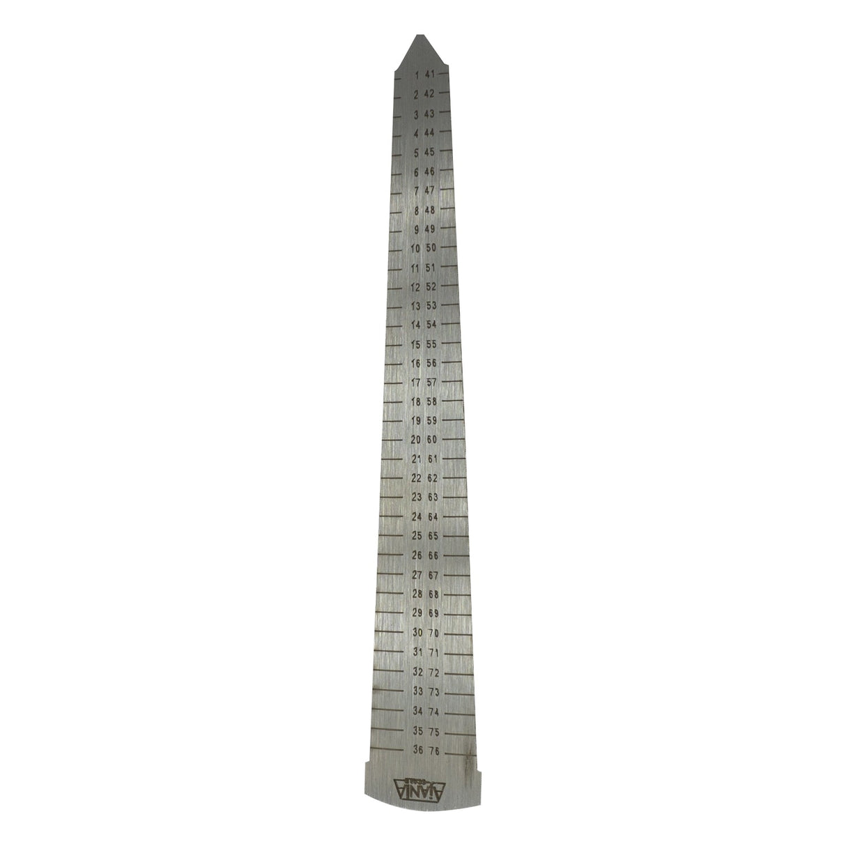 Ring Sizing Strip Gauge 1-36 double-sided durable tool for accurate ring measurement and sizing
