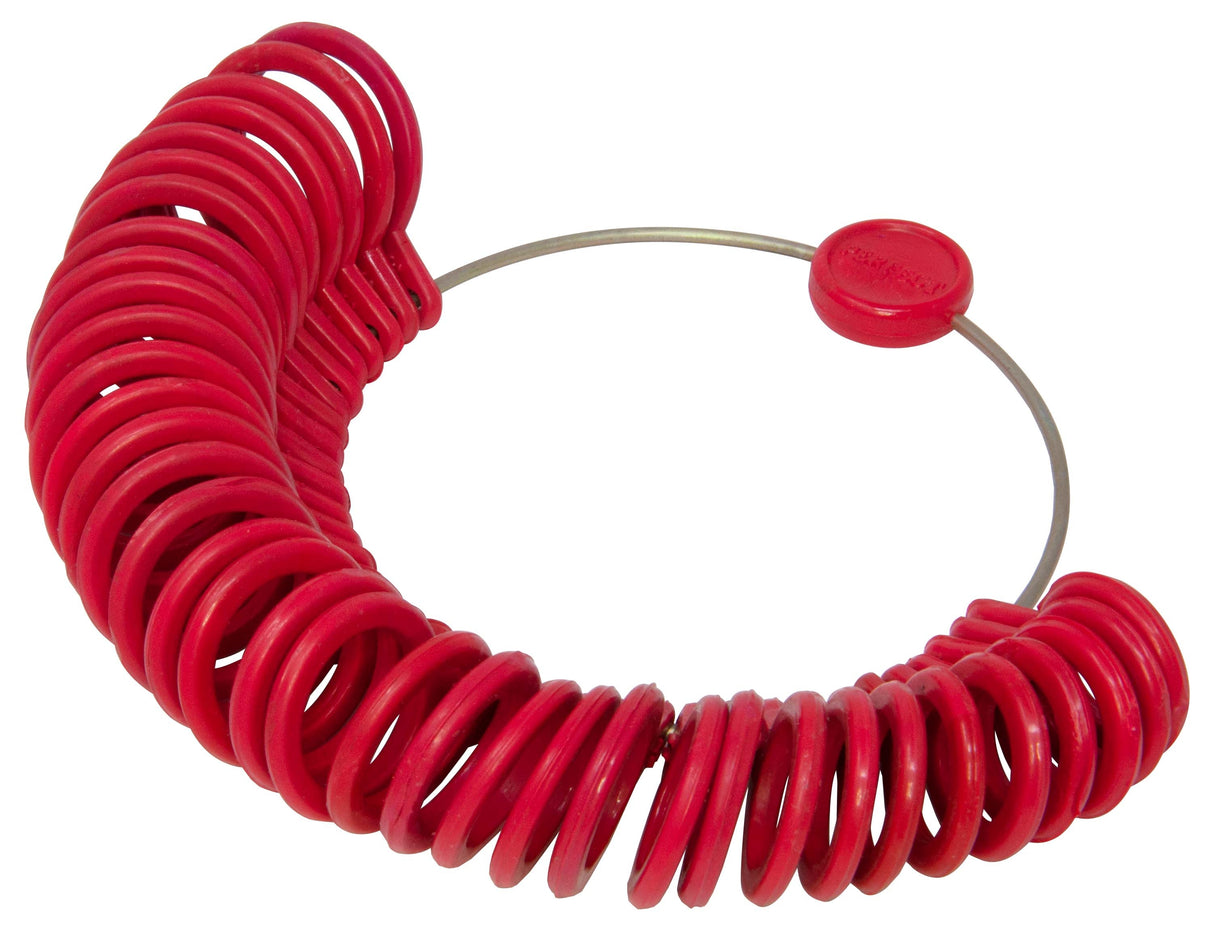 Plastic Finger Gauge - Sizes Universal 1-36 (36 Rings) by PMC Supplies