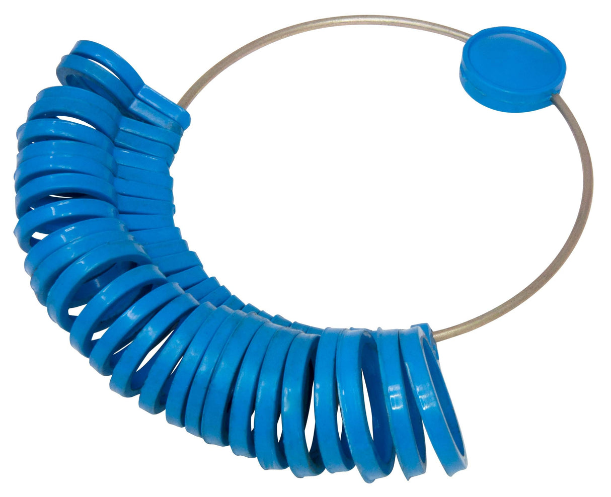 Plastic Finger Gauge Sizes Universal A-Z British Standard (26 Rings) by PMC Supplies