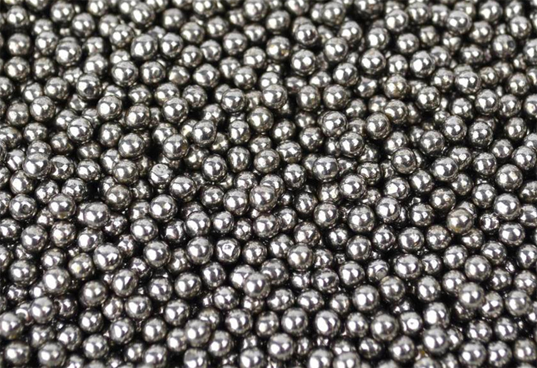 2.2 lbs stainless steel media 3.5 mm polished ball shapes for metal burnishing
