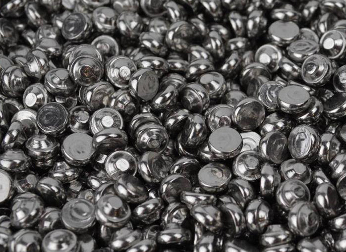 2.2 lbs Ball Dish Stainless Steel Media for fast mirror-bright metal finishing