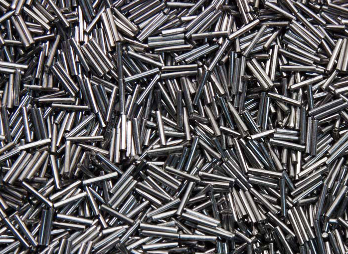 2.2 lbs stainless steel media flat pins 1.5 mm for metal burnishing and polishing