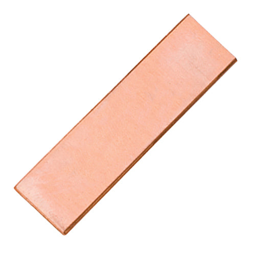 18ga copper rectangle stock 7/16 x 15/16 inch for jewelry making and crafts pack of 6