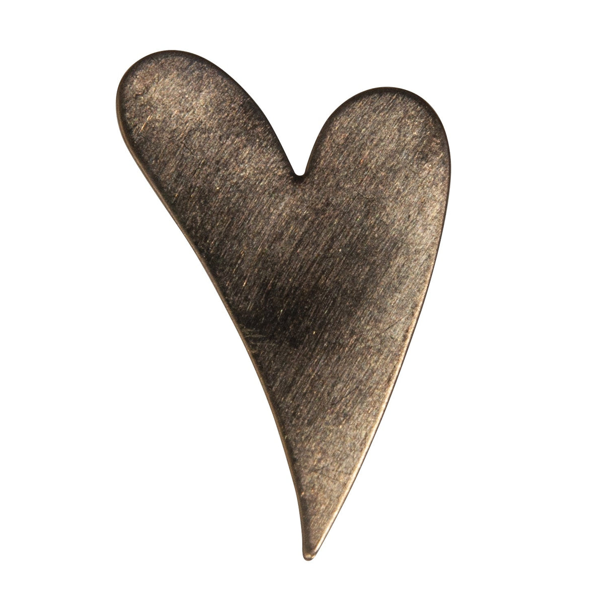 24 gauge brass heart charm blank whimsical shape 1.5 by 1 inch craft pendant blank