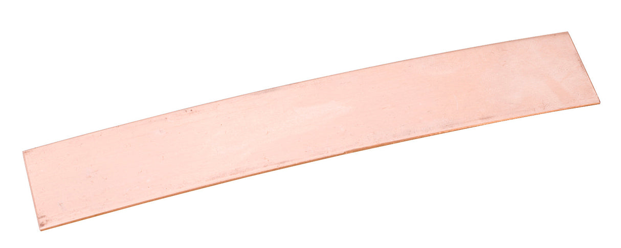 Copper bracelet blank 24 gauge smooth flat strip 1 by 6 inches for DIY jewelry making