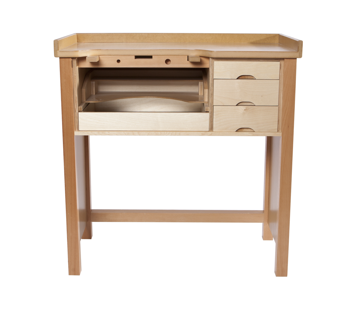 3 Drawer Standard Jewelers MasterCraft Bench Made In USA by PMC Supplies