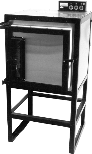 Vcella Kiln Model 50 compact kiln with heat-indicating pyrometer for lost-wax casting and jewelry fabrication