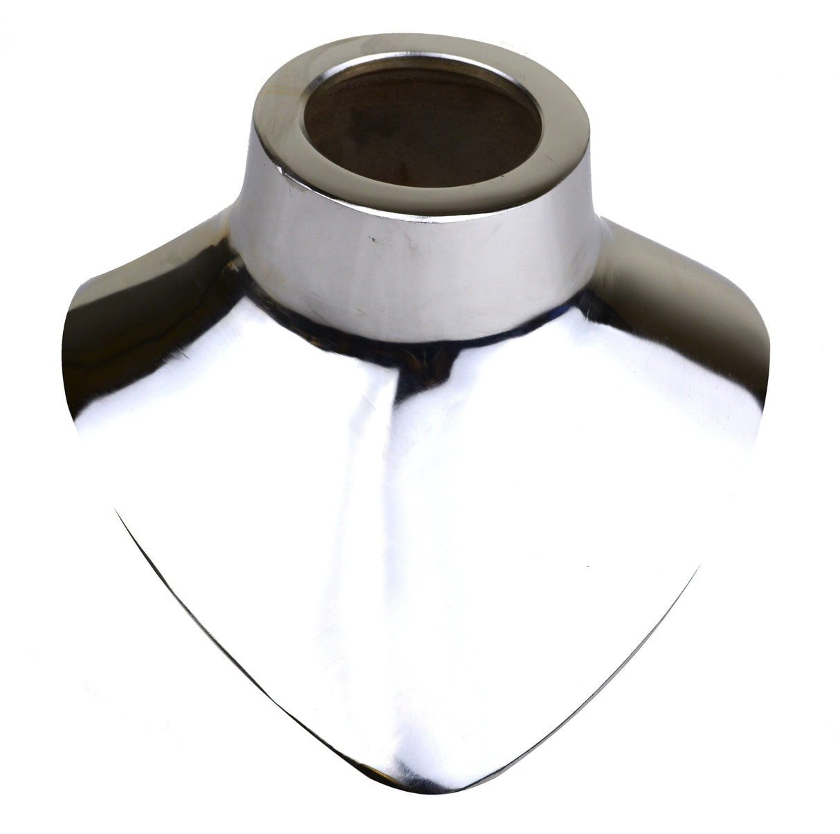 Chrome finished steel necklace mandrel with smooth surface for jewelry making and shaping designs