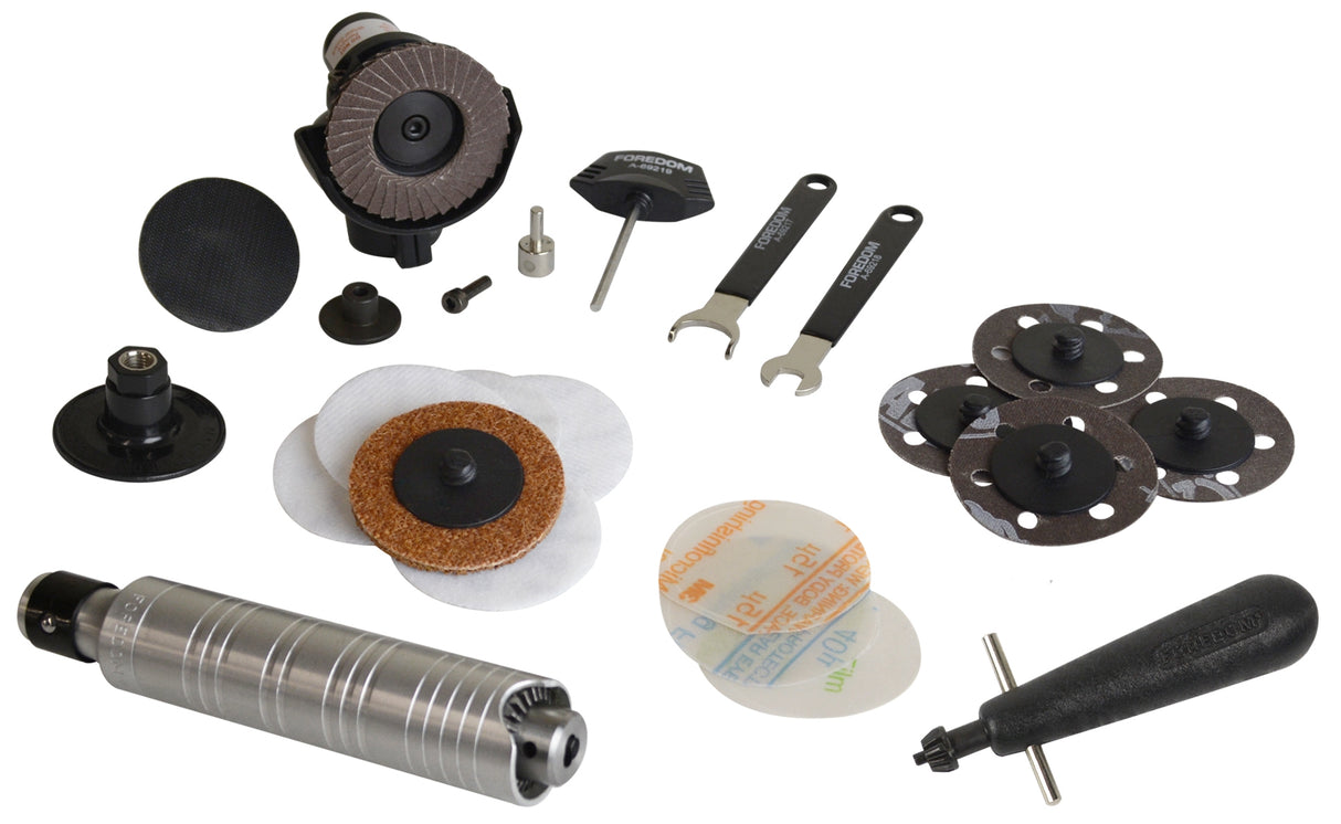 Foredom AK69130 Angle Grinder Attachment Kit with H.30 Handpiece & Chuck Key by PMC Supplies