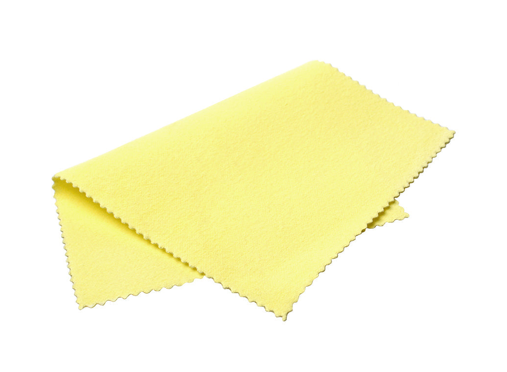 Sunshine Polishing Cloth yellow lint-free cloth for jewelry and metals cleaning and polishing 7-1/2 by 5 inches