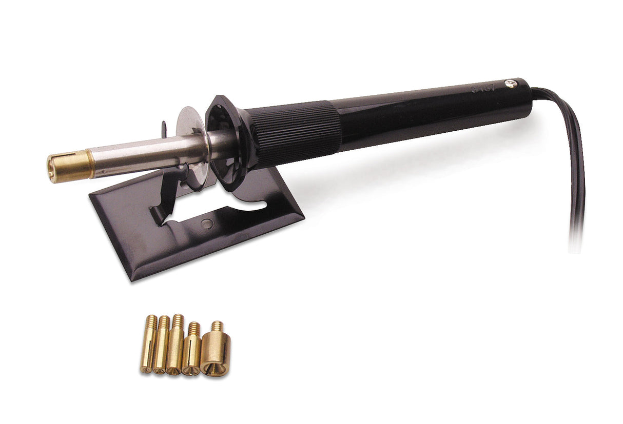 Applicator Wand Kit 110V with support stand and six hot-fix tips for precise rhinestone placement