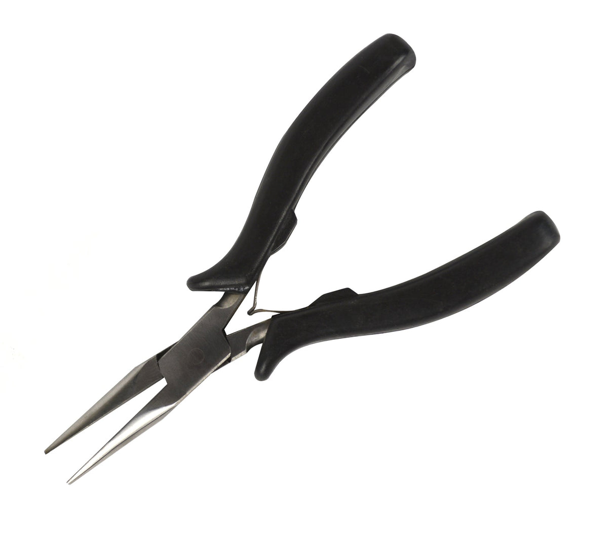 5-1/2" Chain Nose Pliers with ergonomic black comfort grip for precision jewelry making and wire wrapping