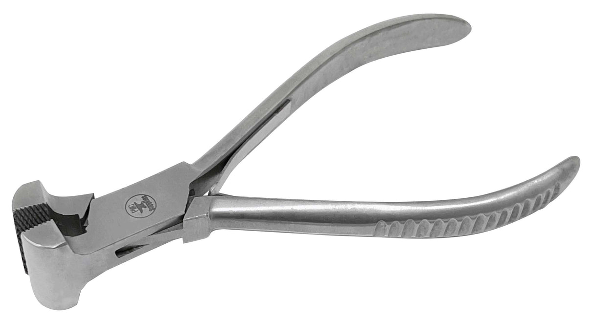 6-inch heavy-duty sliding and bending pliers with spring-action handle and 1-inch vise capacity