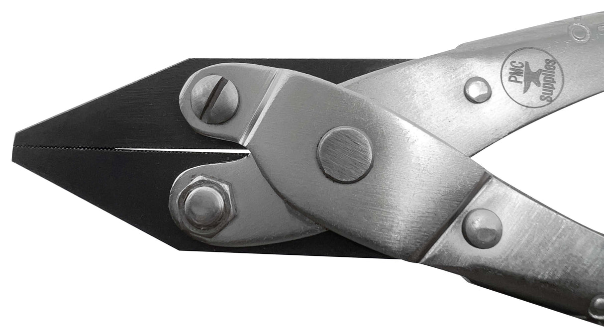 140 mm Flat Nose Parallel Pliers w/ V-Slot by PMC Supplies