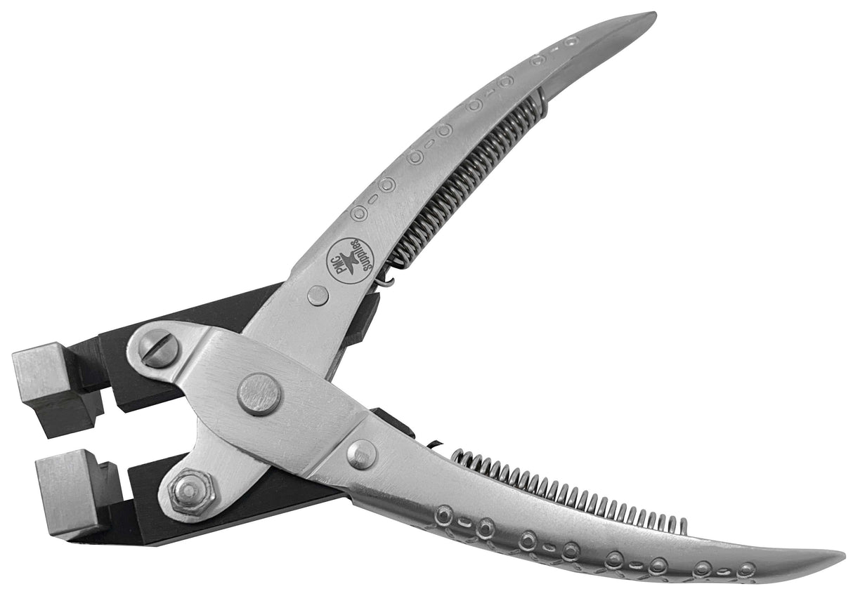 5-1/4" Parallel V Groove Bending Pliers with parallel-action handle for precise wire bending and consistent V grooves