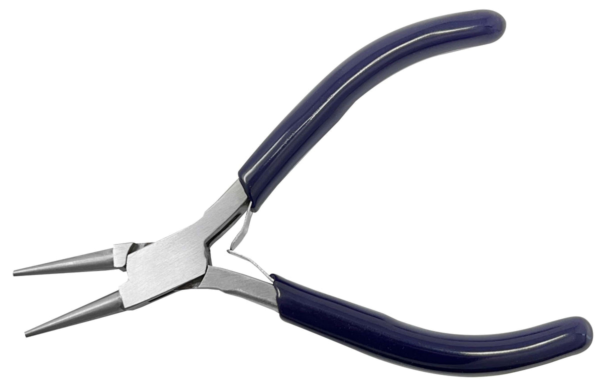 5-1/2" Slimline Round Nose Pliers - Blue by PMC Supplies