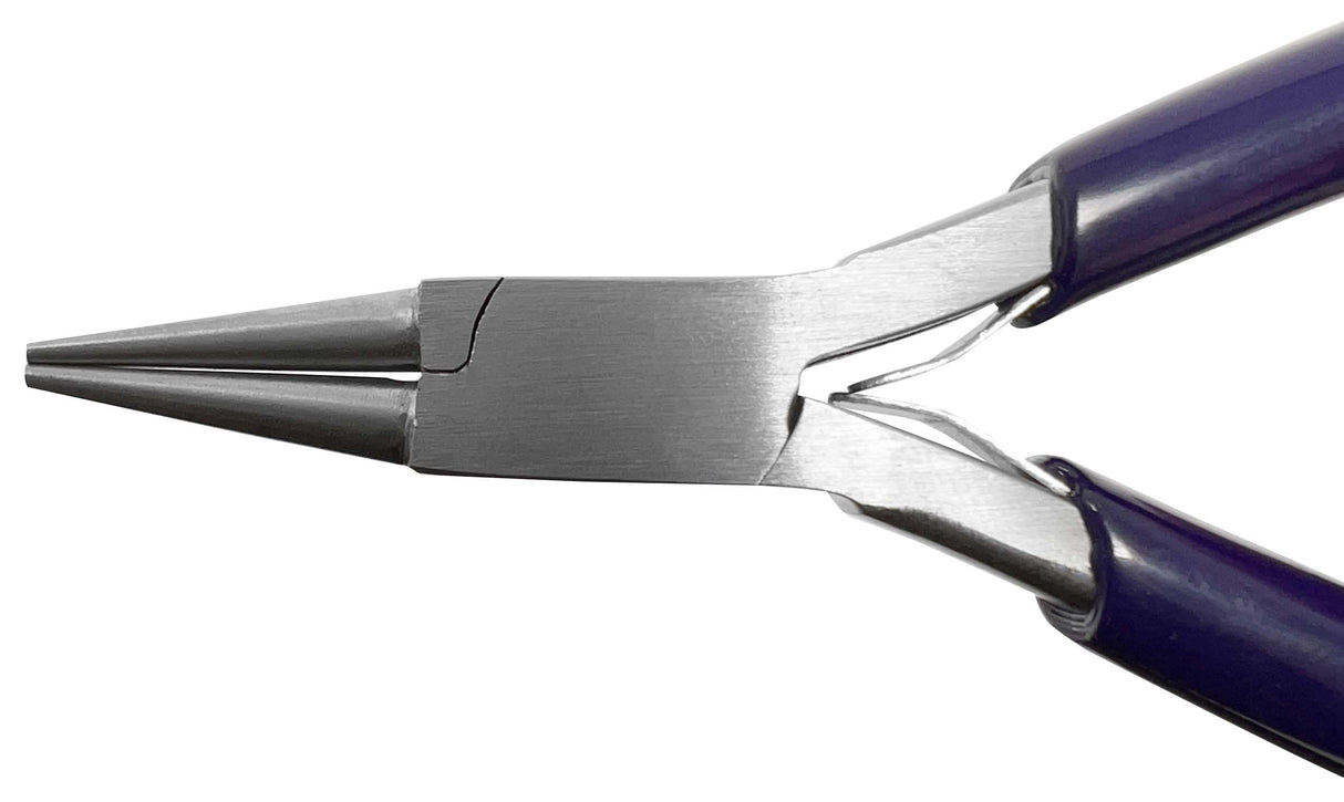 5-1/2" Slimline Round Nose Pliers - Blue by PMC Supplies