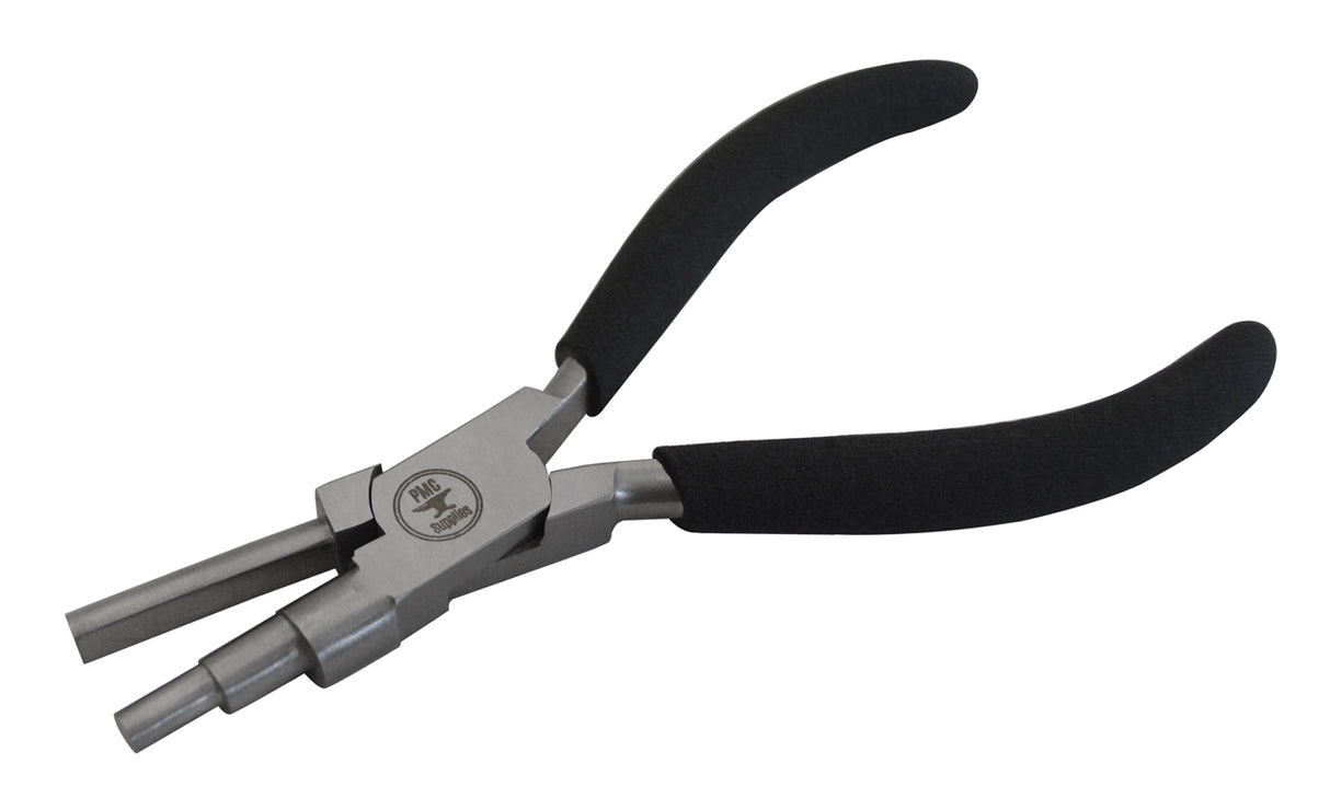 6" Stepped Wrap & Forming Pliers - 5, 7, 10 MM Barrels by PMC Supplies