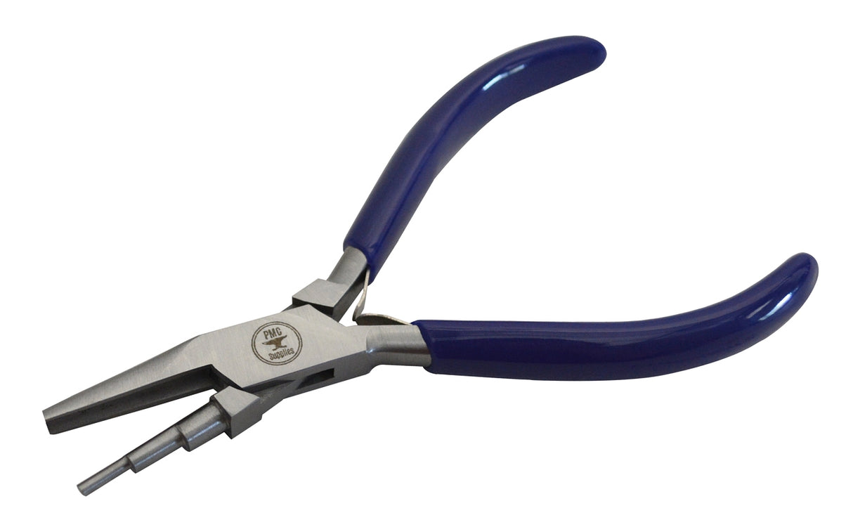 5-1/2" Stepped Concave & Round Nose Wire Wrapping Pliers by PMC Supplies
