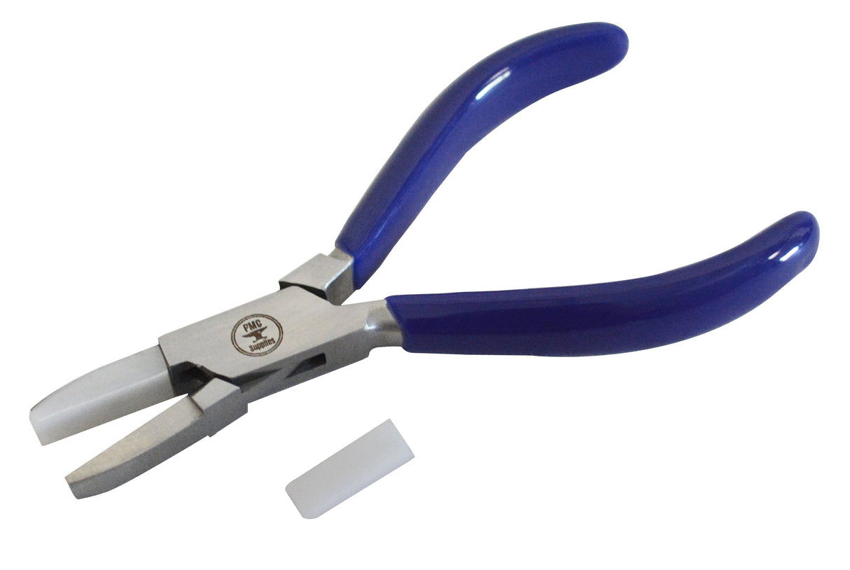 5-1/2" Half Round & Flat Forming Pliers w/ Nylon Jaw by PMC Supplies