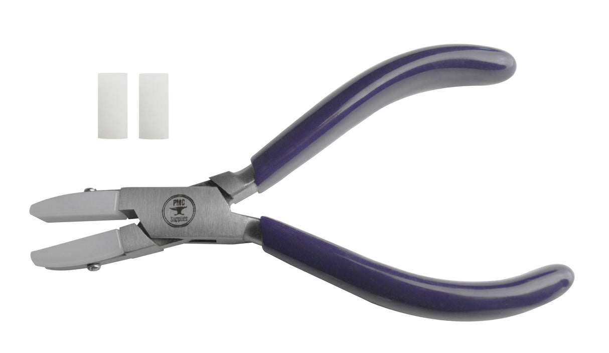 5-3/4" Flat Nose Pliers w/ Nylon Jaws by PMC Supplies