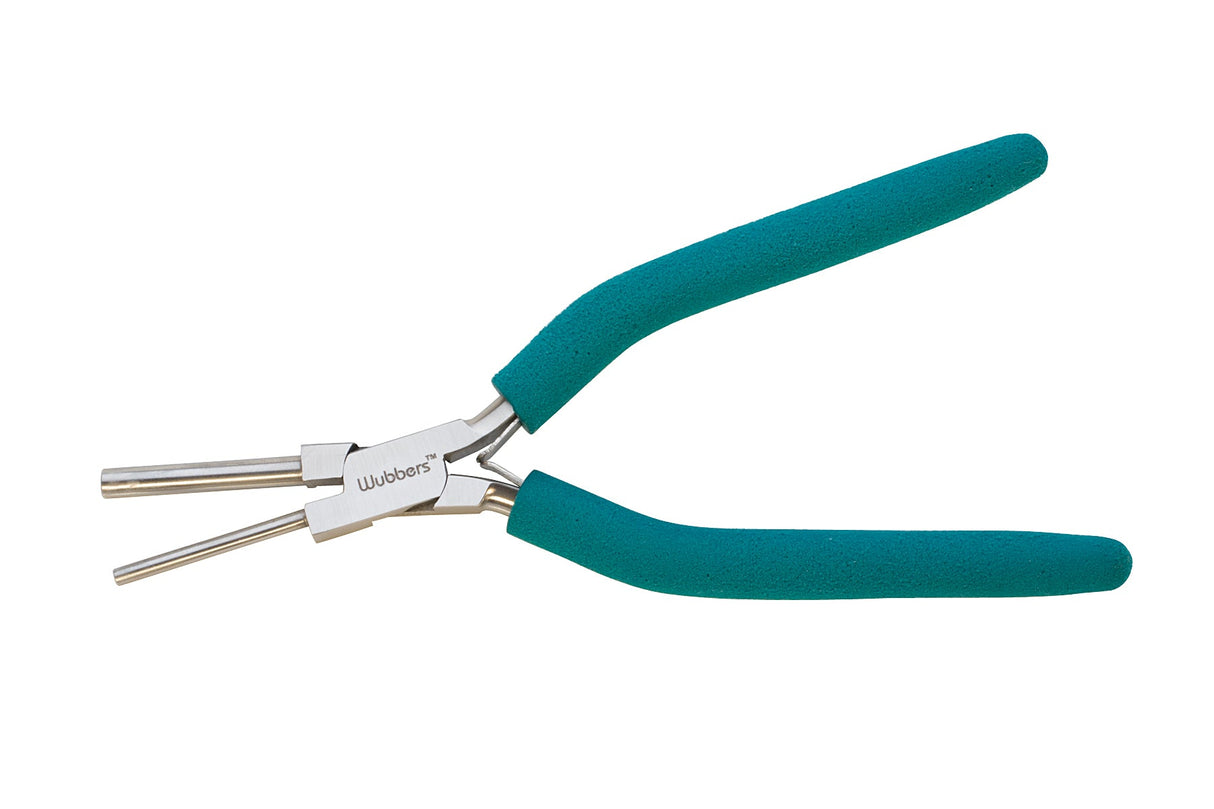 6-3/4" Medium Round Bail Forming Mandrel Wubbers with 3mm and 5mm loop tips and teal handles for wire jewelry shaping
