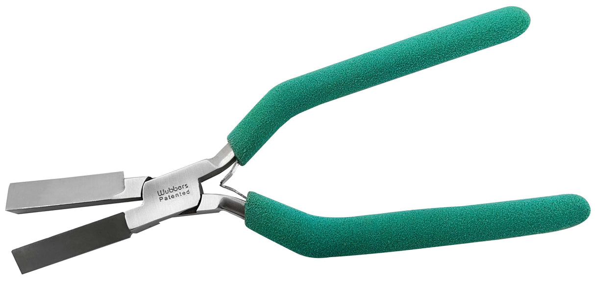 6-3/4" Medium Triangular Mandrel Wubbers with two jaw sizes and ergonomic handles for precise triangle wire and sheet metal forming