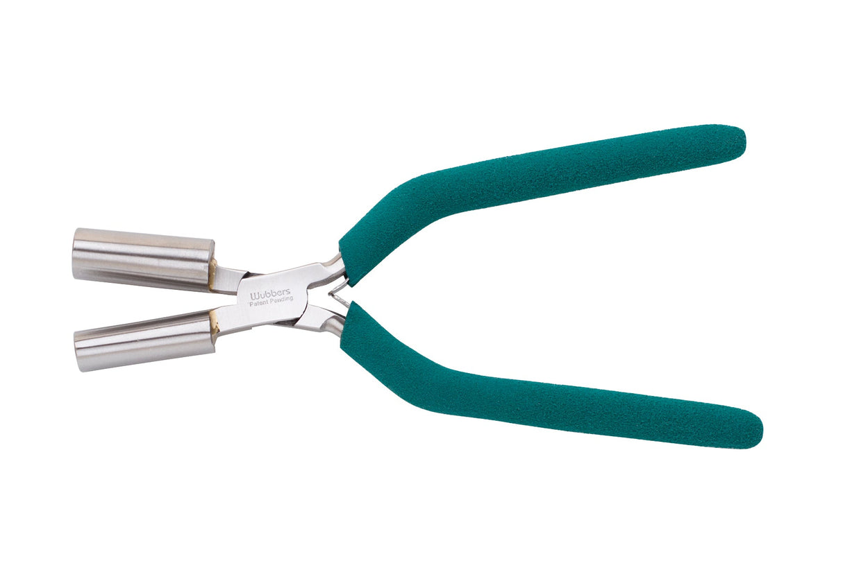 6-3/4 inch Jumbo Oval Mandrel Wubbers with teal handles for making large oval loops and coils in jewelry design