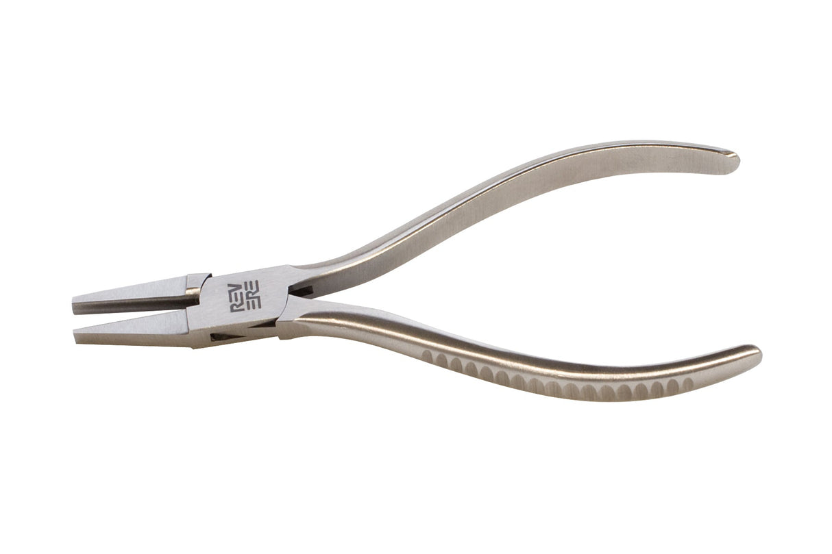 5-Inch Revere Flat and Half-Round Bending Pliers made in Germany for jewelry and watchmaking