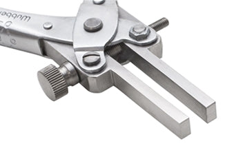 Wubbers Parallel Rectangular Pliers (with 12 MM x 6 MM Jaws) by PMC Supplies