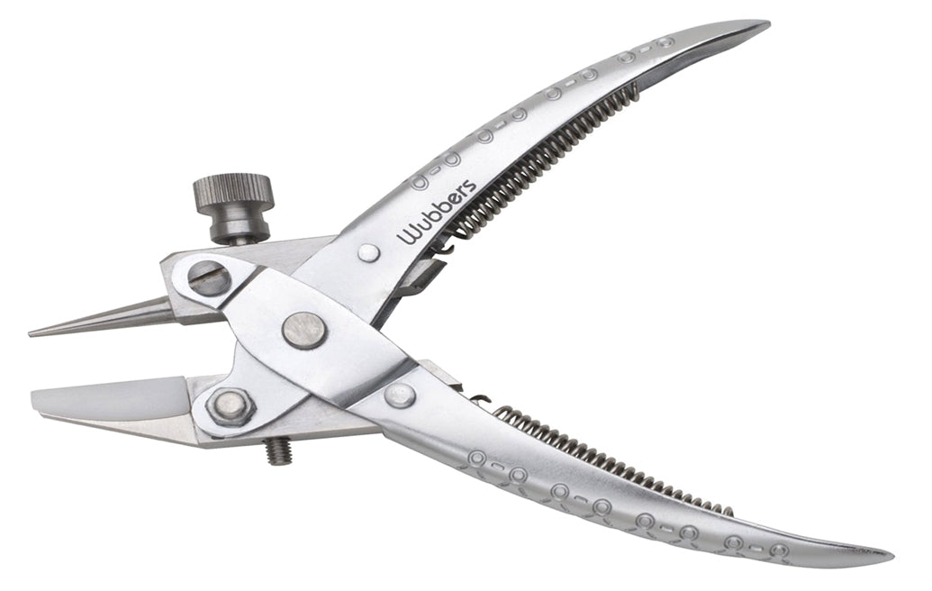 Wubbers Parallel Round/Nylon Flat Jaw Pliers by PMC Supplies