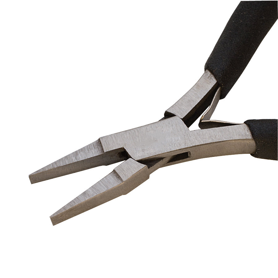 4-1/2" Sonora flat nose pliers with textured grip and stainless steel construction