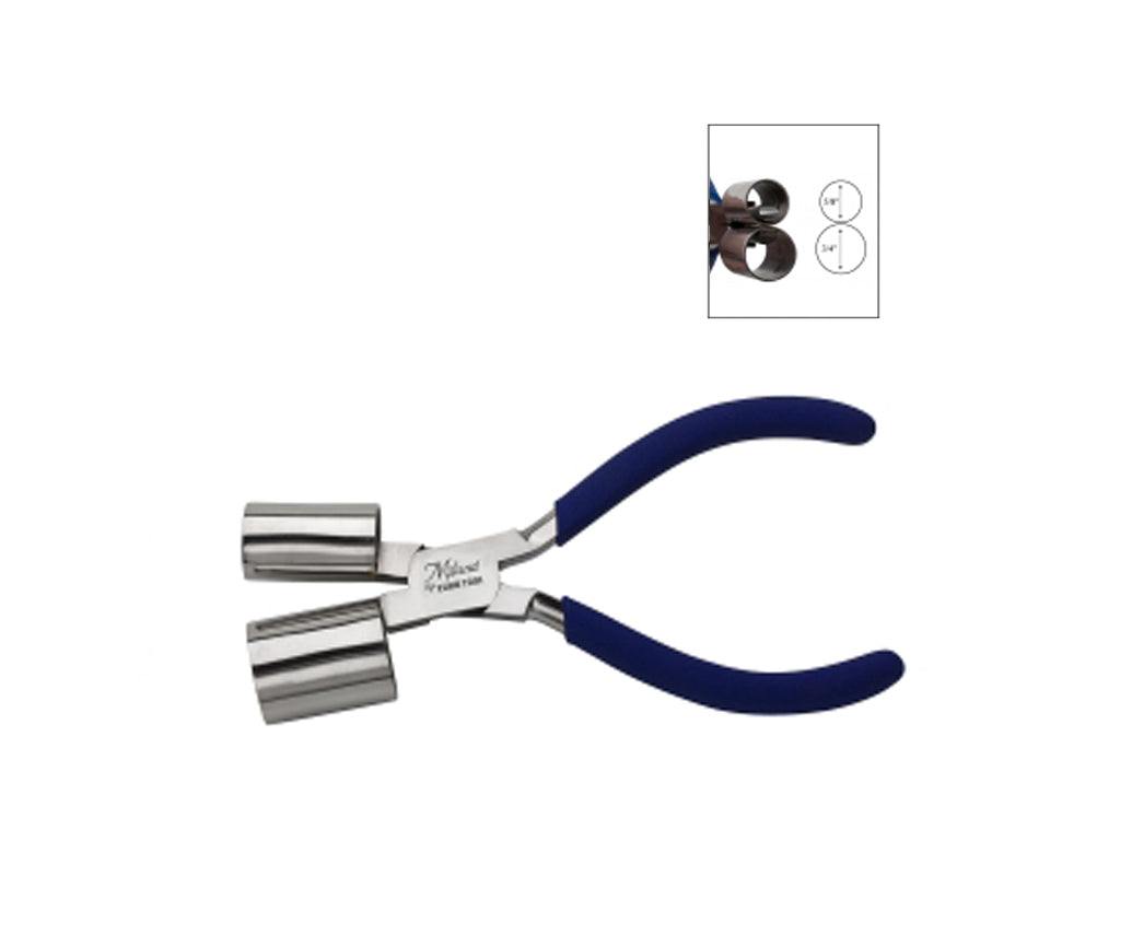 6" Miland Bracelet Pliers w/ 5/8" and 3/4" Double Cylinders by PMC Supplies