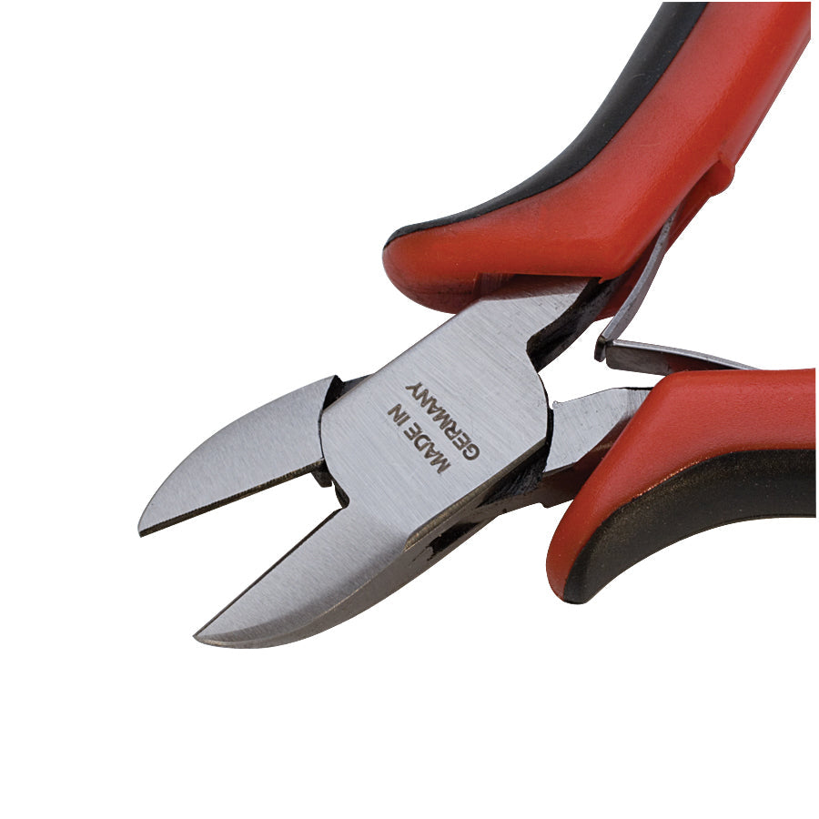 4-3/4" EUROnomic™ ergonomic round side cutters with polished tool steel blades made in Germany