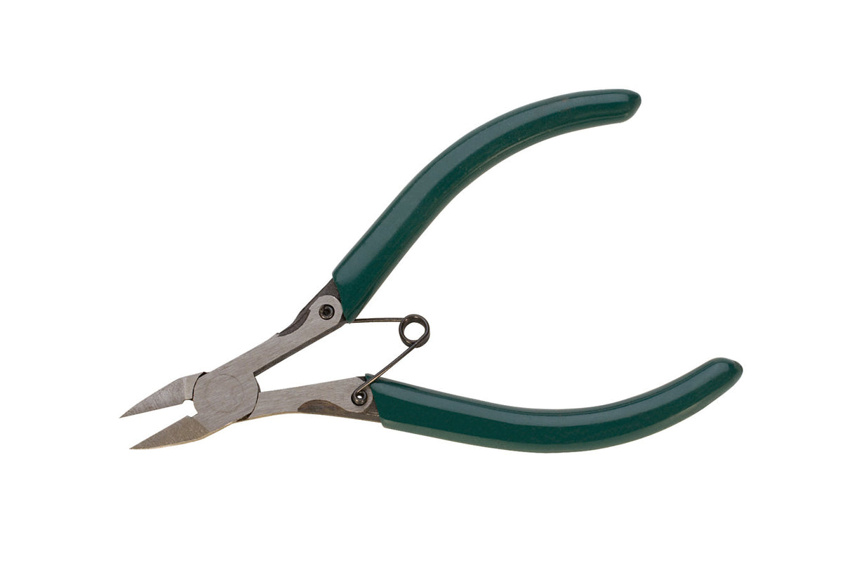 4-3/4" Super Micro Deluxe Flush Cutters with ergonomic grips and hardened steel jaws for precise flush cuts