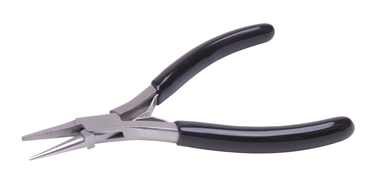 4-1/2" miniature precision coiler with flat and round jaws for jewelry wire wrapping and bead stringing