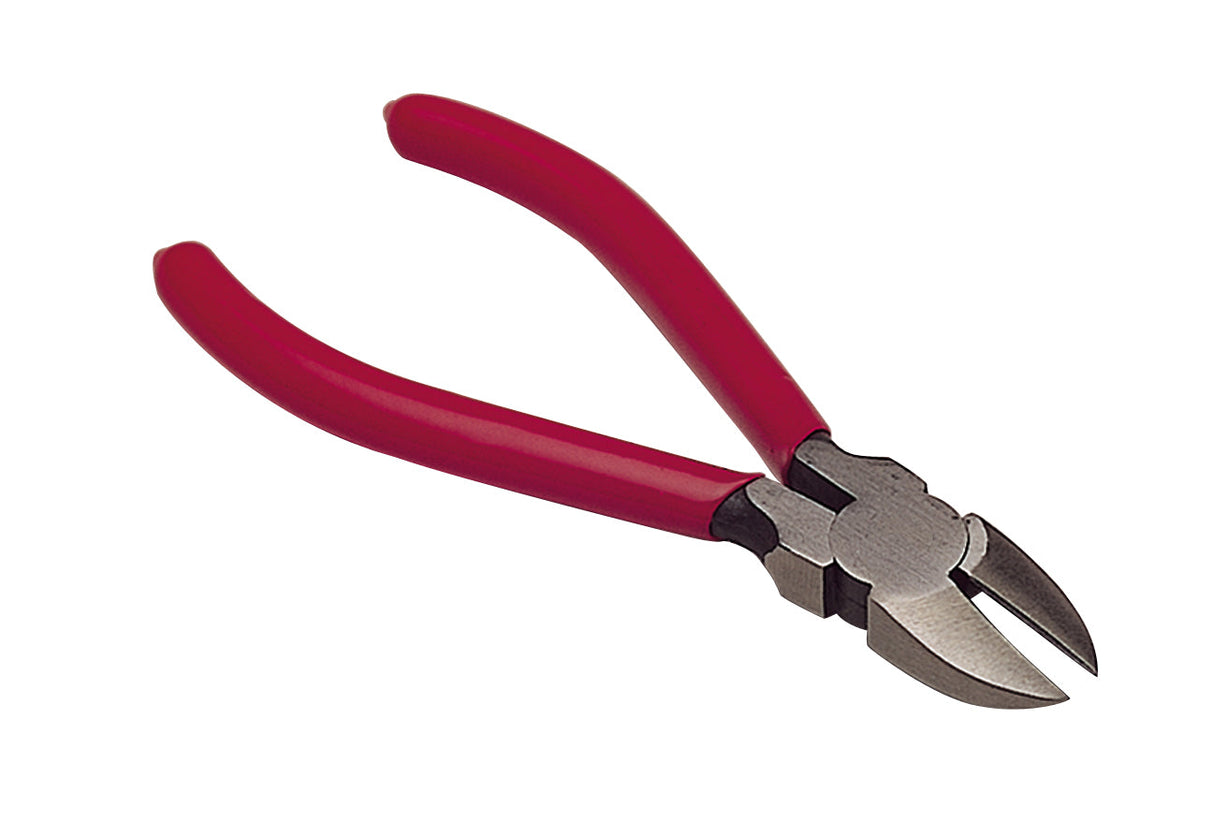 6 inch side cutters with red cushioned grips and semi-flush jaws for precise cutting
