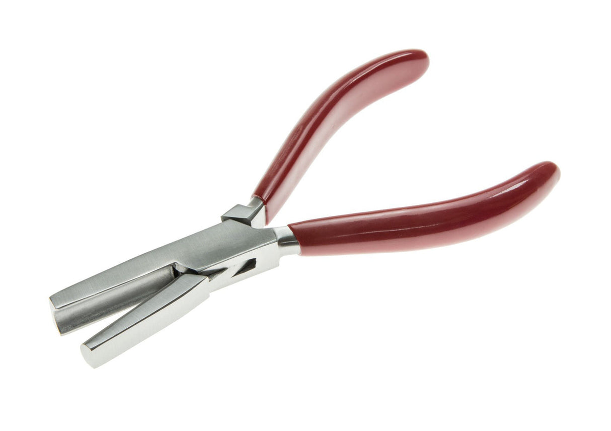 Large Economy Bending Pliers with maroon handles and box-joint construction for heavy-duty shaping tasks