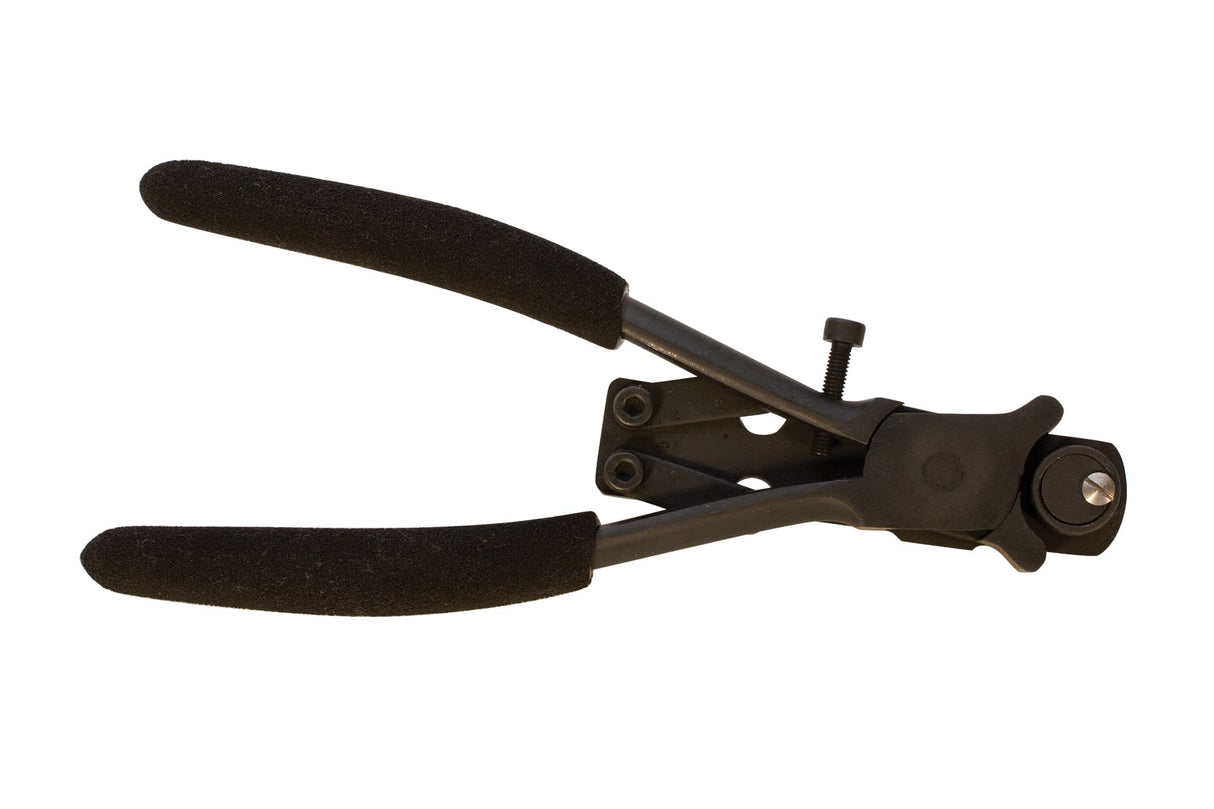 Flat Stock- and Wire-Shaping Pliers with parallel jaws and soft grip handles for precise bends on heavy wire and flat stock up to six gauge