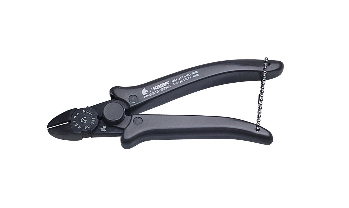 6-1/2" Power Max Compound Cutters with ergonomic handles and induction-hardened steel jaws for precise cuts, made in Japan