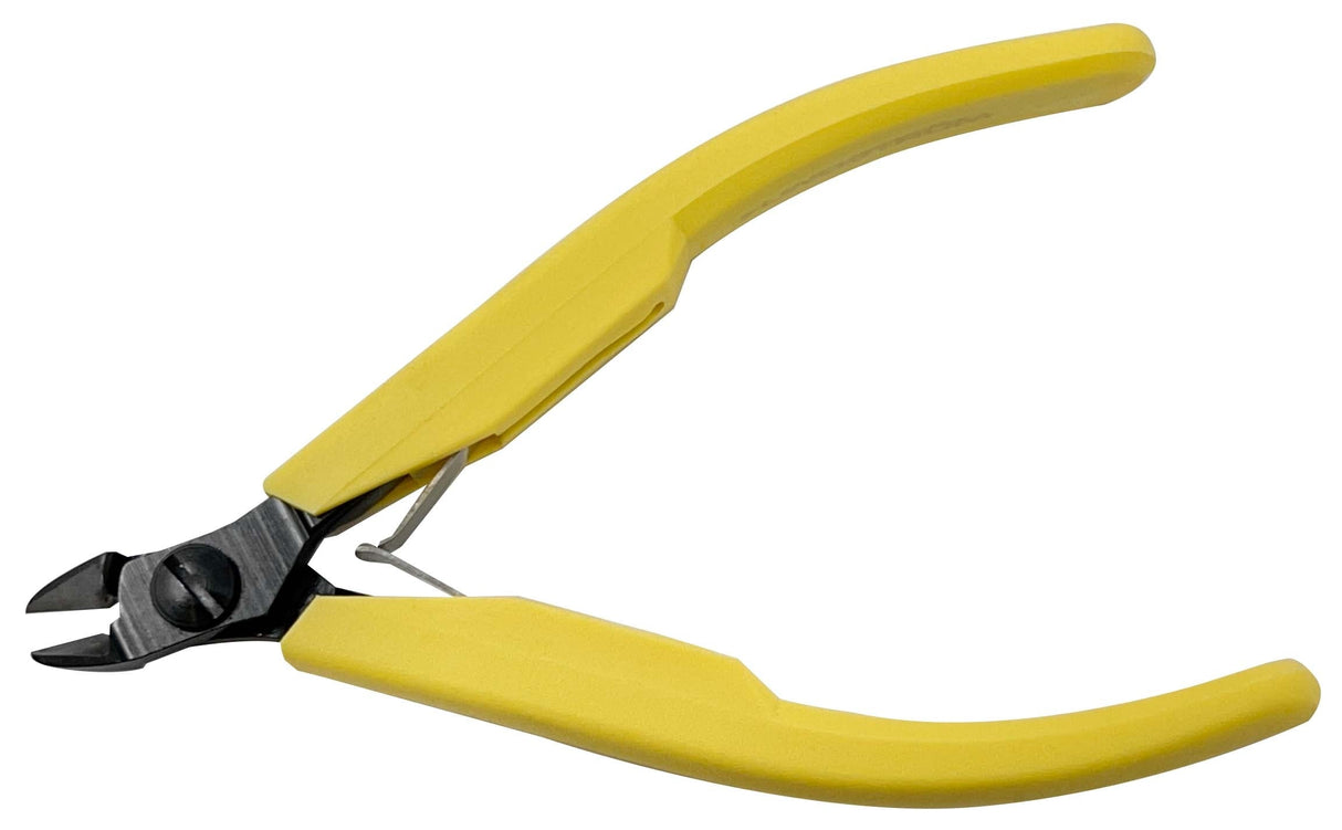 Lindstrom 8130 Micro Bevel Cutters with yellow ergonomic handles and precision steel cutting blades
