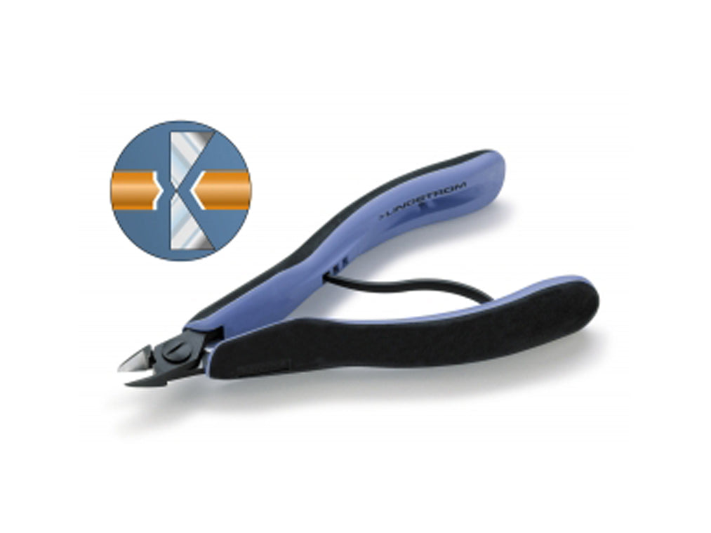 Lindstrom RX8140 Micro Bevel oval shaped cutters with ergonomic handles and precision blades for clean cuts