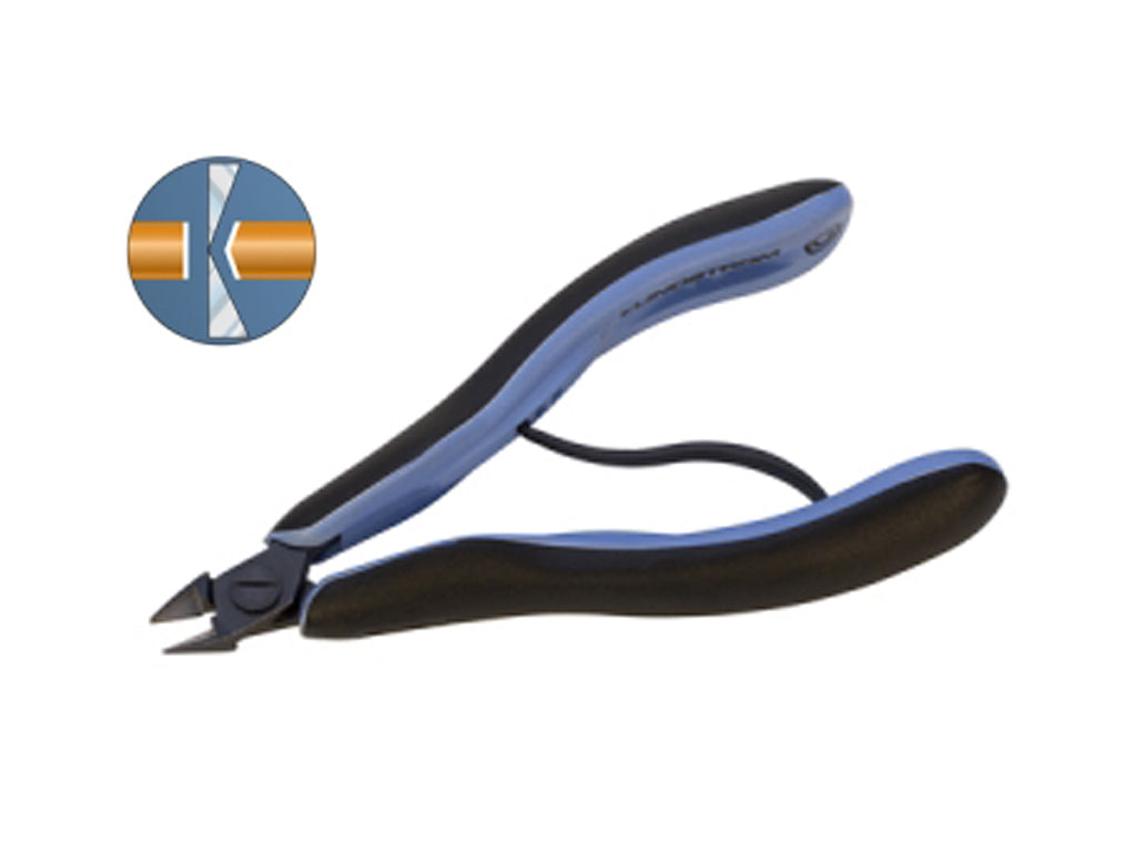 Lindstrom RX8145 Tapered Ultra Flush Cutters with ergonomic handles and precision cutting edges