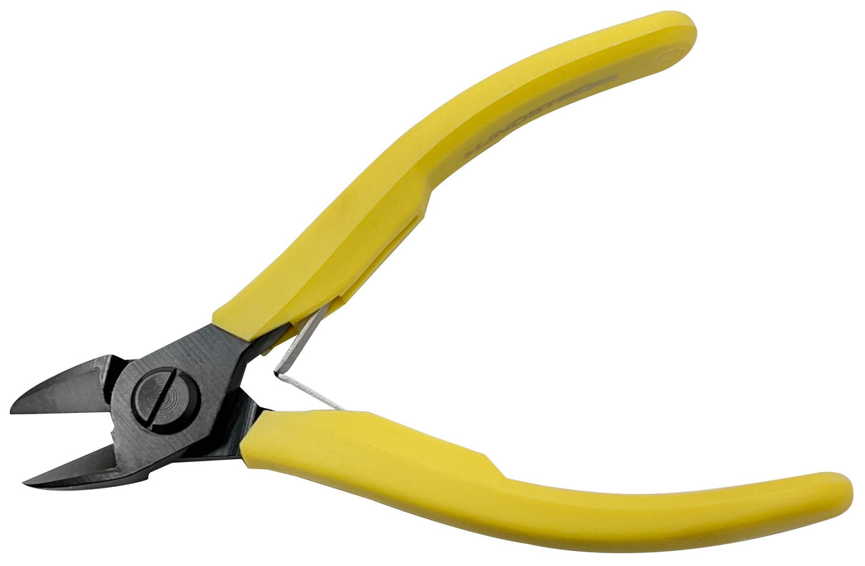 Lindstrom 8160 micro bevel cutters with yellow handles and precision adjustable screw joint for clean cutting