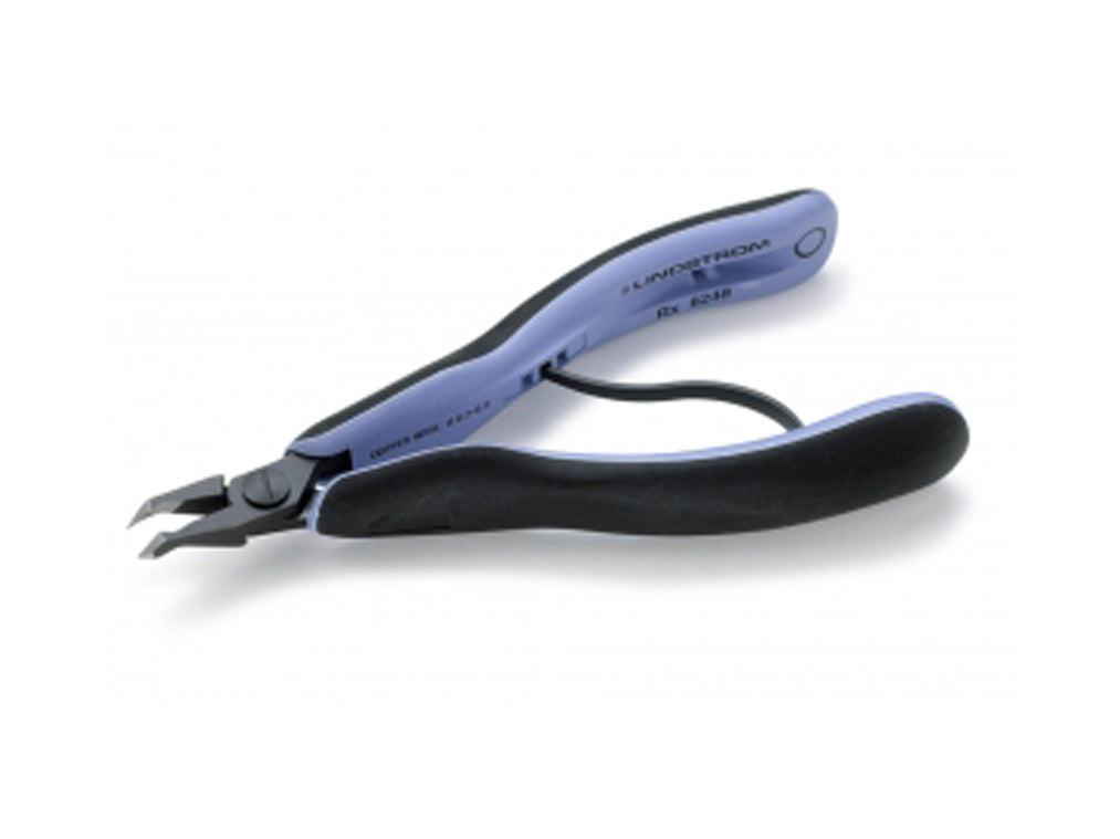 Lindstrom Cutters 45-degree flush precision tool with ergonomic handles for clean cuts in tight spaces