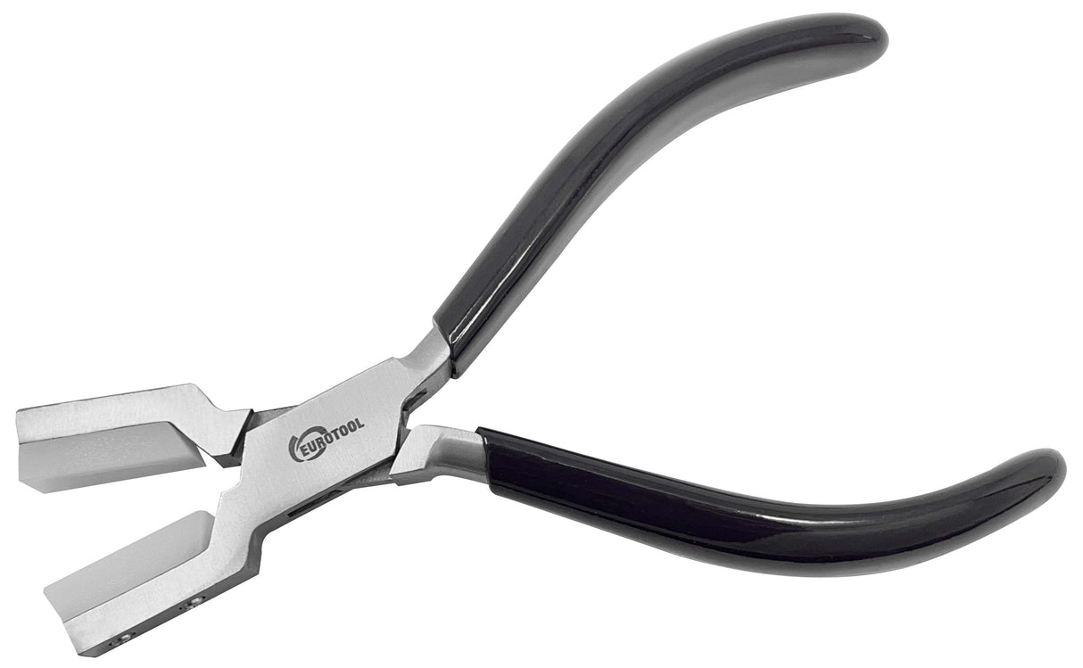 5-1/2 inch nylon jaw ring holding pliers with scratch-free parallel jaws for jewelry polishing and delicate assembly